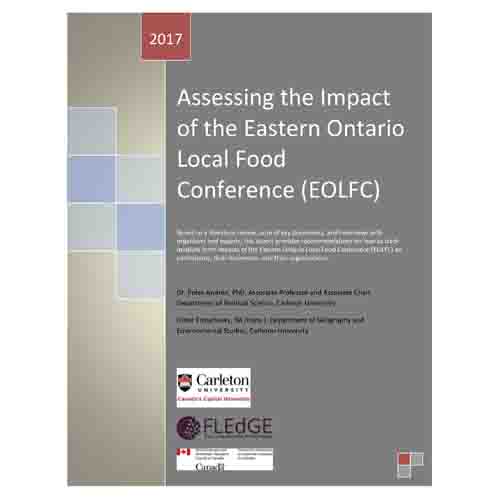 cover image of the Assessing the Impact of the Eastern Ontario Local Food Conference report