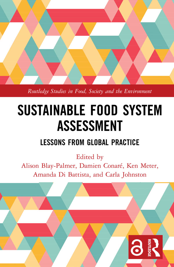 cover image of the Sustainable Food System Assessment book